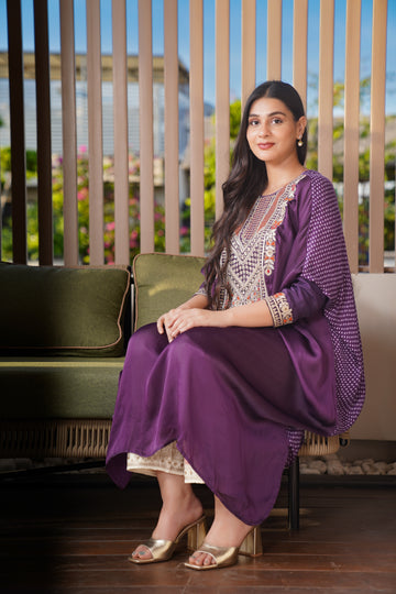 Zeenat Kaftan Set | Available In 2 Colors