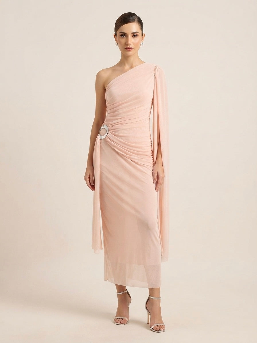 Thalia One-Shoulder Maxi Dress