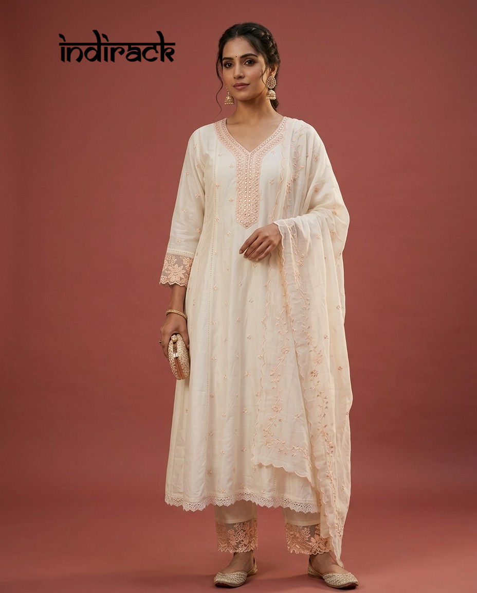 Gul-Nahar Organza Anarkali Set | KS 72