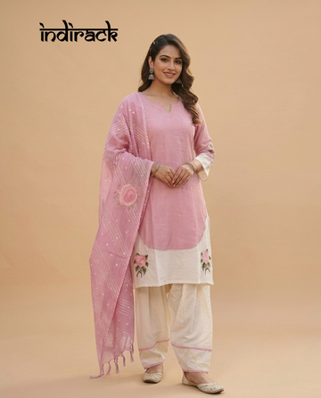 Gul-Rose Farsi Salwar Set | KS 71