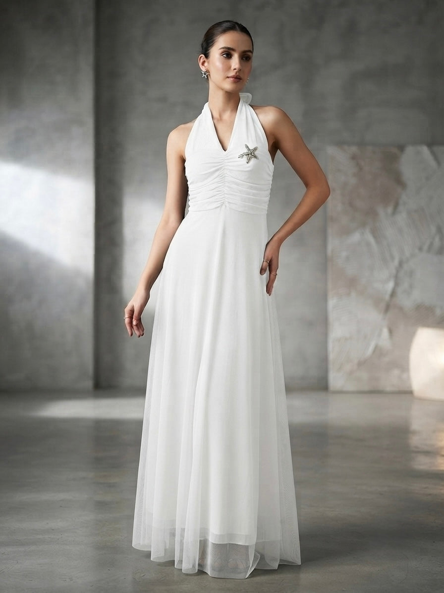 Starfish Halter Maxi Dress