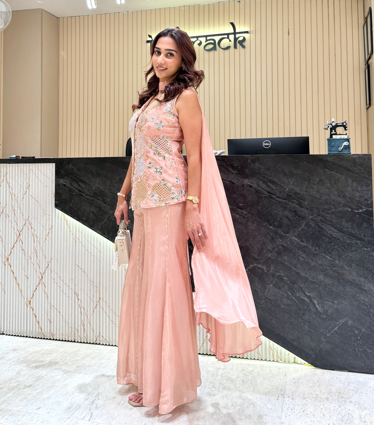 Evangeline Embellished Jacket 3-Piece Co-ord Set