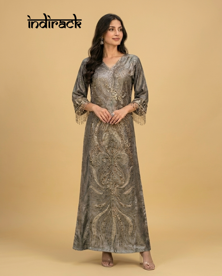 Tarika Embellished Kaftan Gown