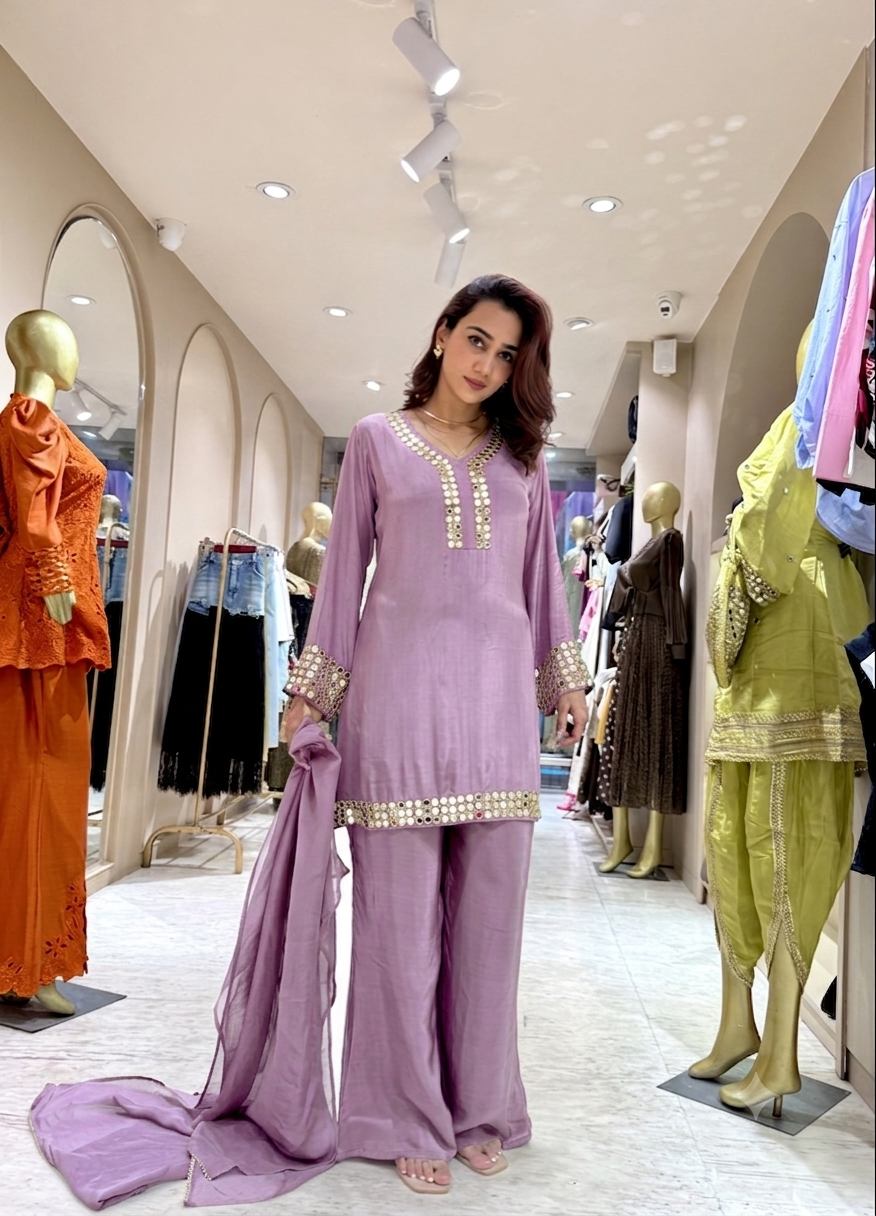 Aadhya Mirror-Work Co-ord Set