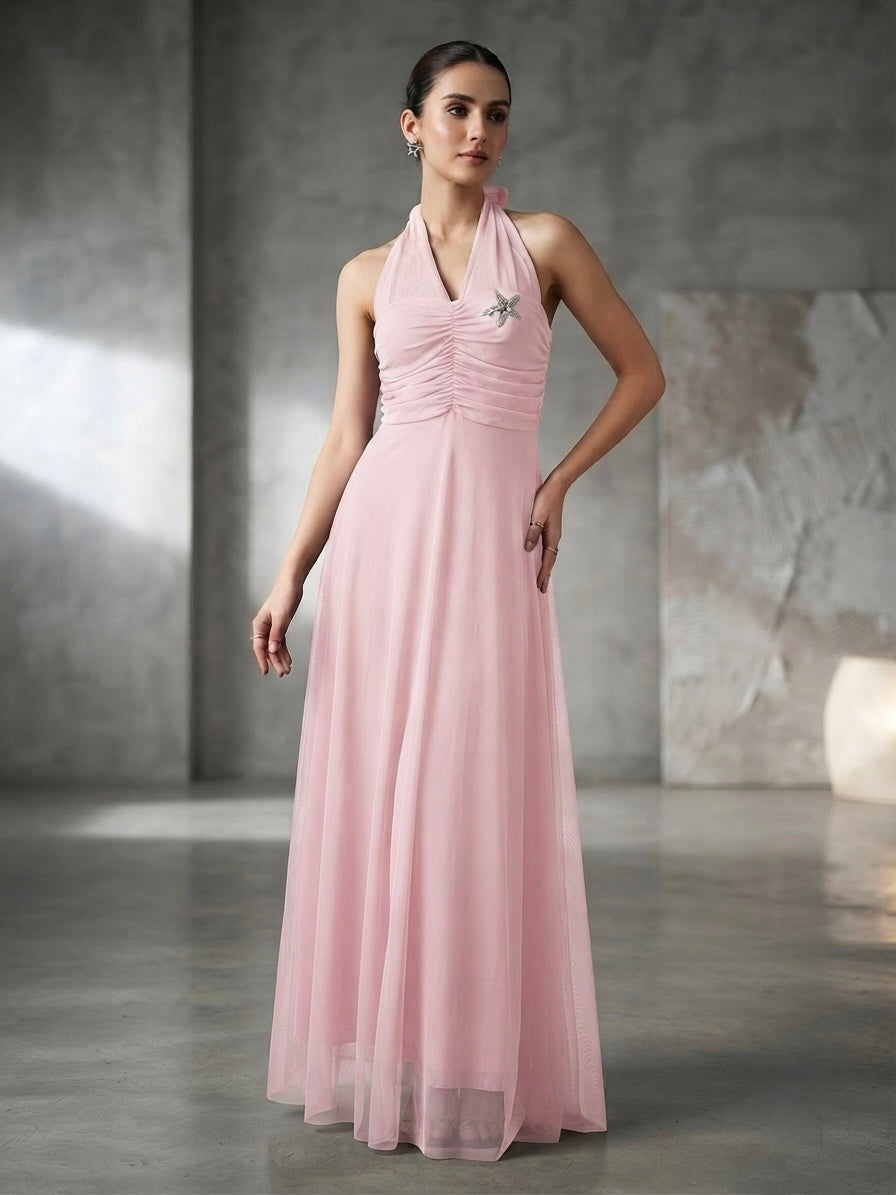 Starfish Halter Maxi Dress