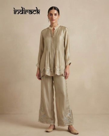 Nysa Embellished Tissue Co-ord Set