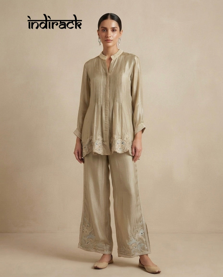Nysa Embellished Tissue Co-ord Set
