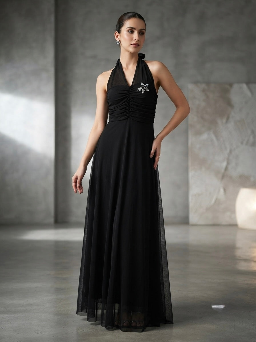 Starfish Halter Maxi Dress