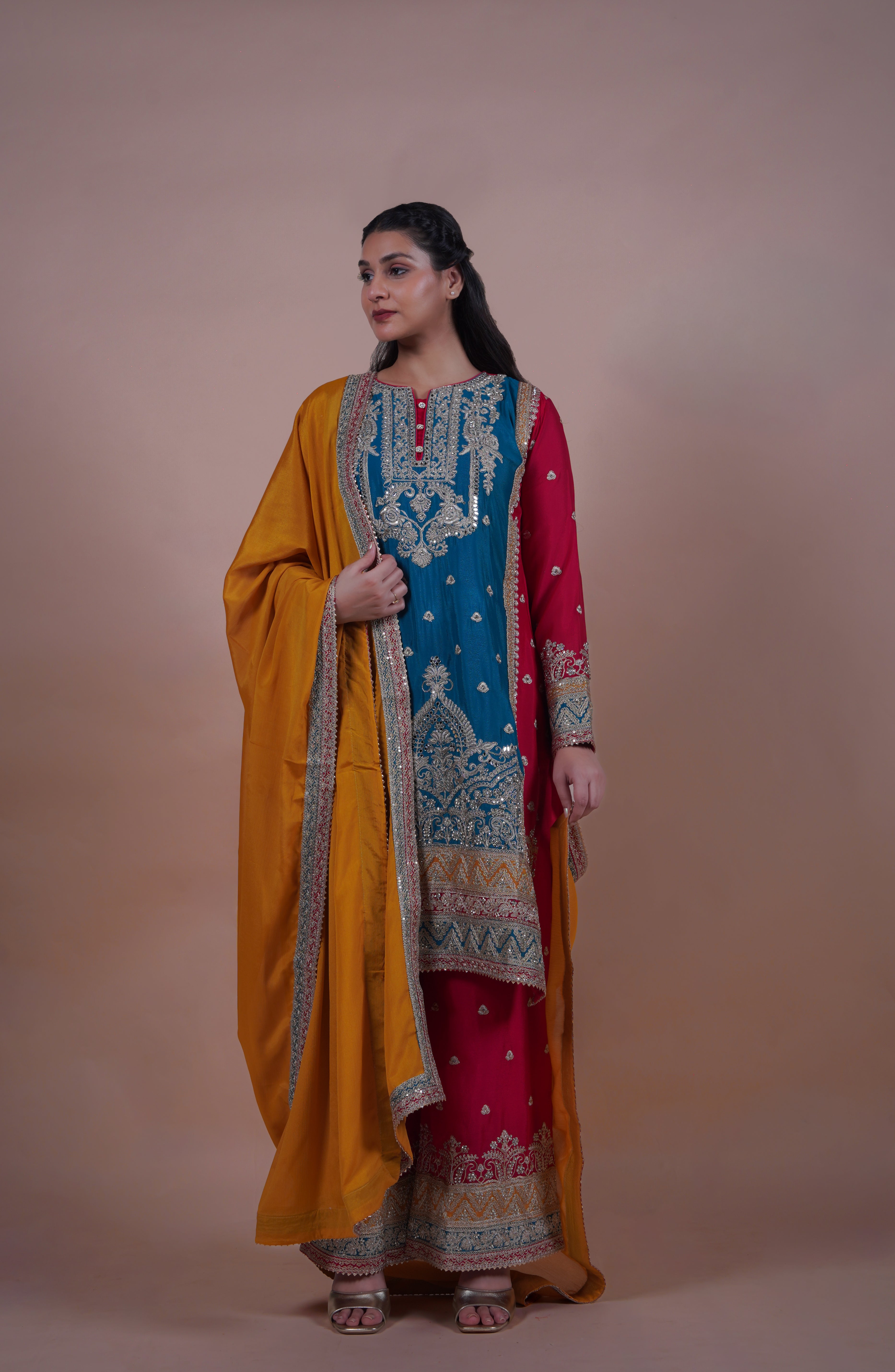 Mughal Suit Set | Available in 2 colors