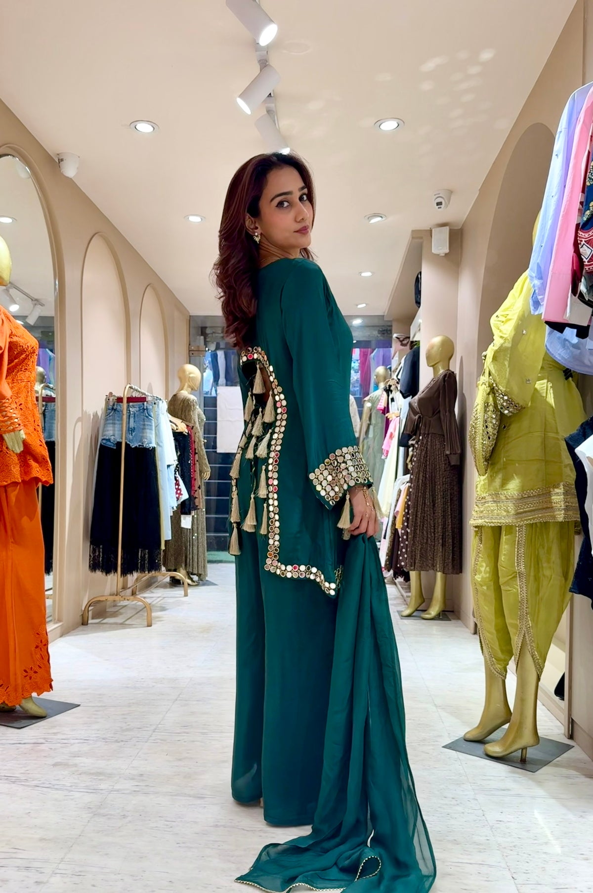 Aadhya Mirror-Work Co-ord Set
