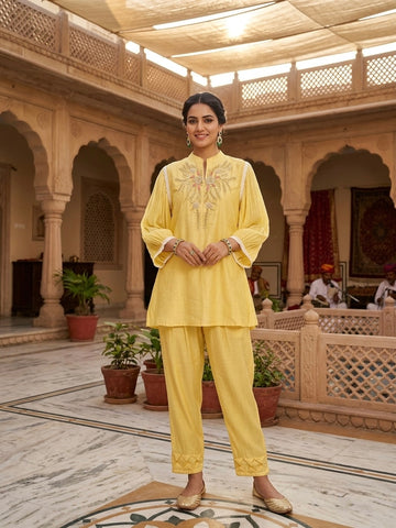 Pearl-Embellished Co-Ord Set