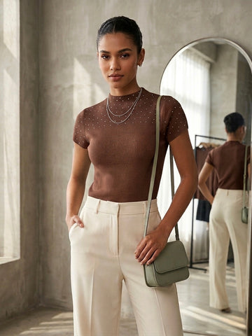 Stardust Ribbed Knit Top