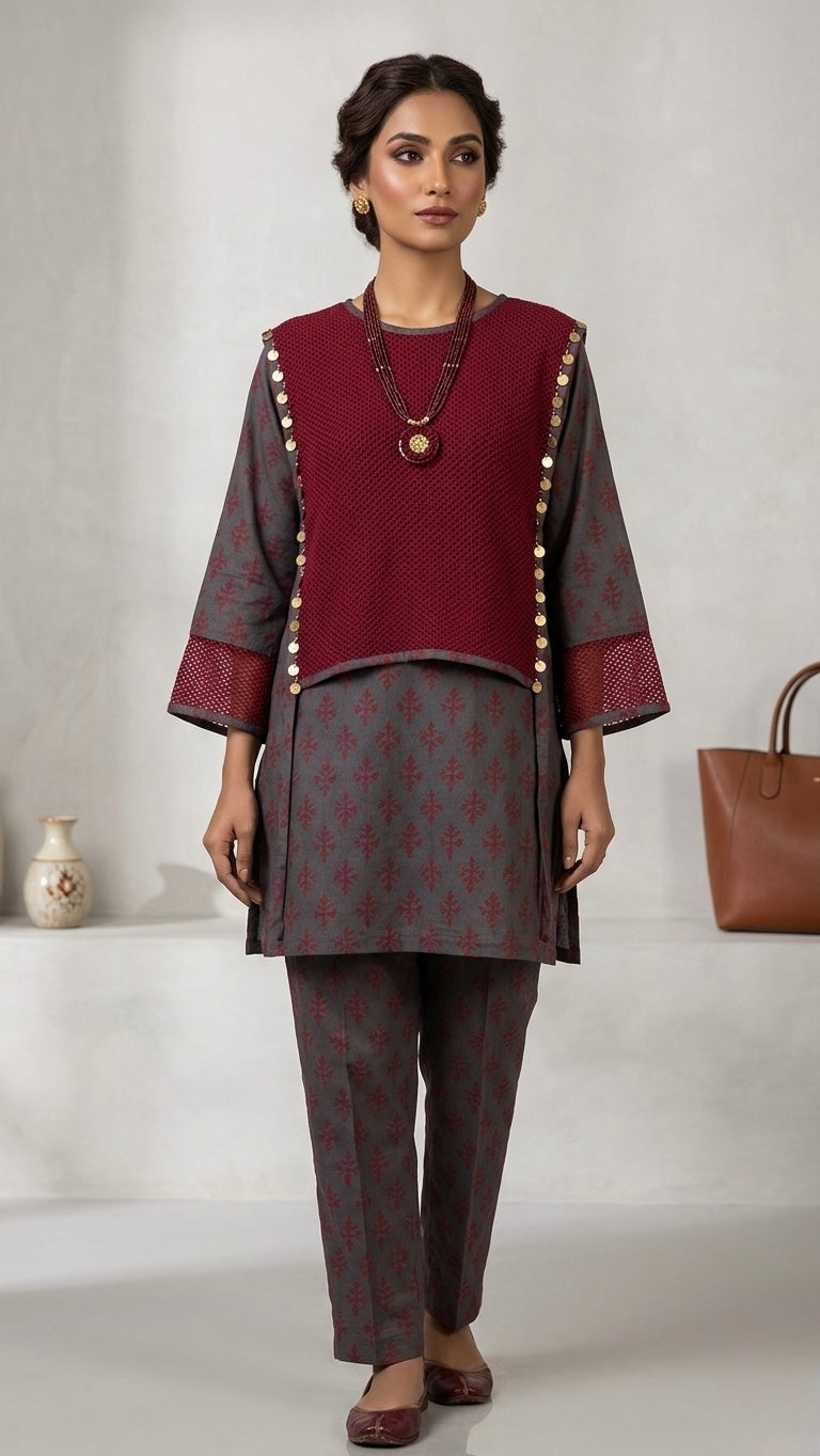 Garnet Lattice Co-ord Set