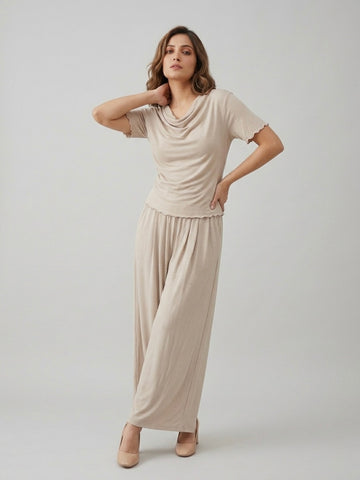Serene Cowl Lounge Set