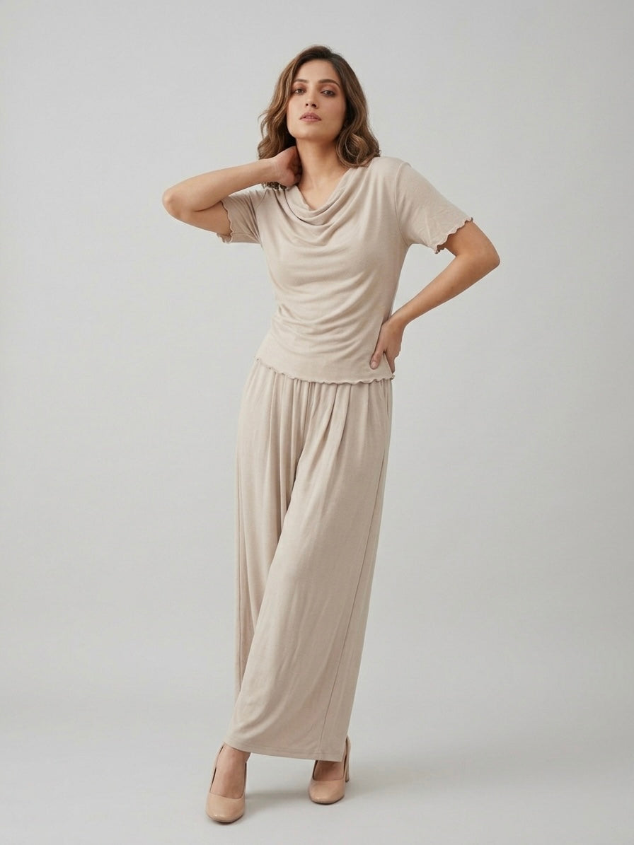 Serene Cowl Lounge Set