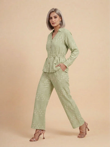 Flora Stripe Safari Set