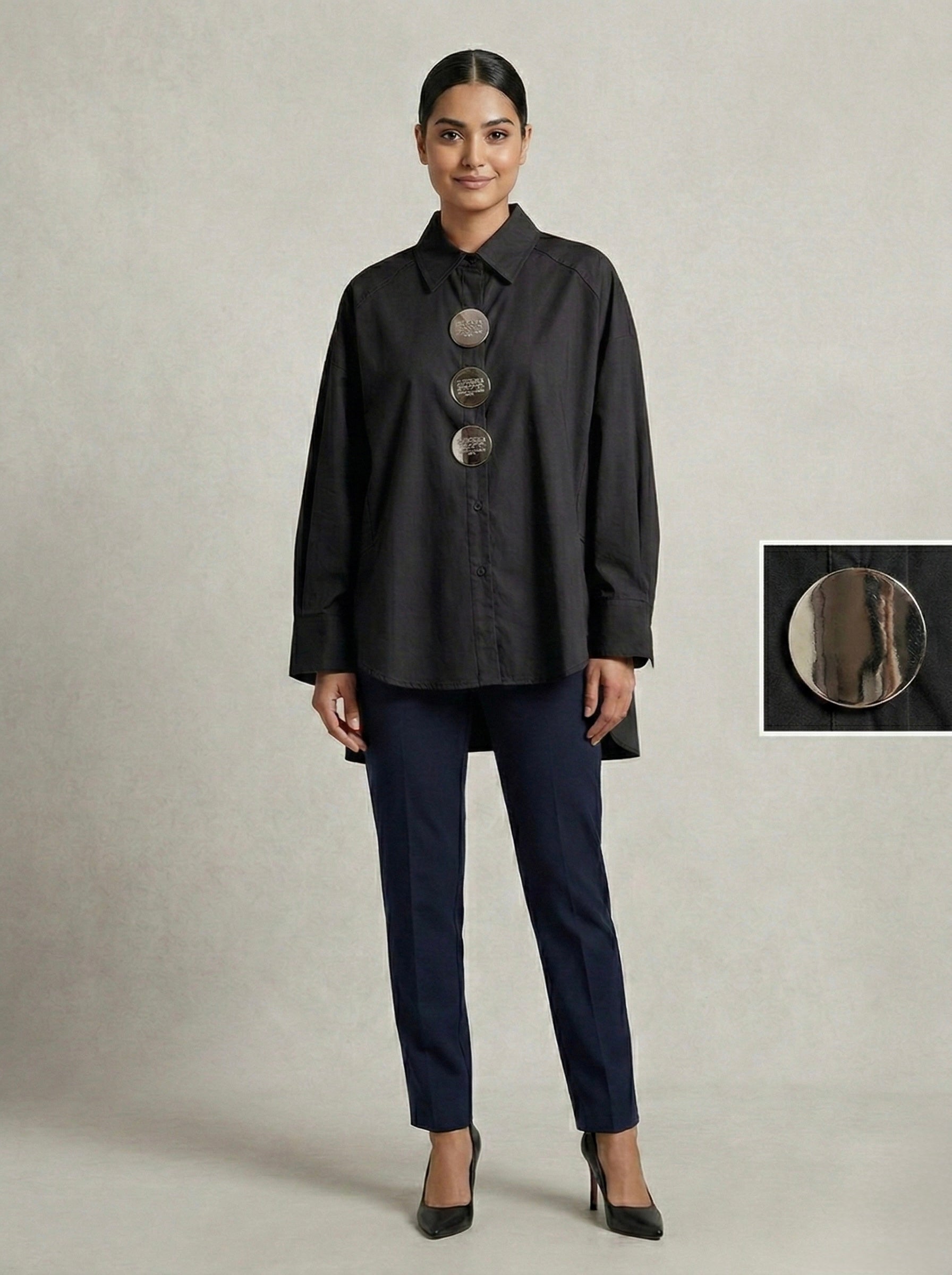Medallion Hi-Low Shirt