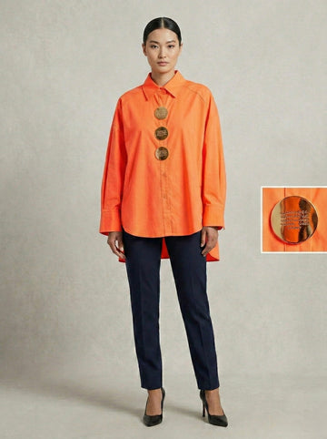 Medallion Hi-Low Shirt
