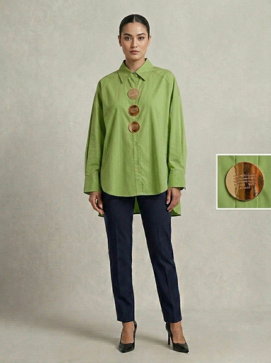 Medallion Hi-Low Shirt