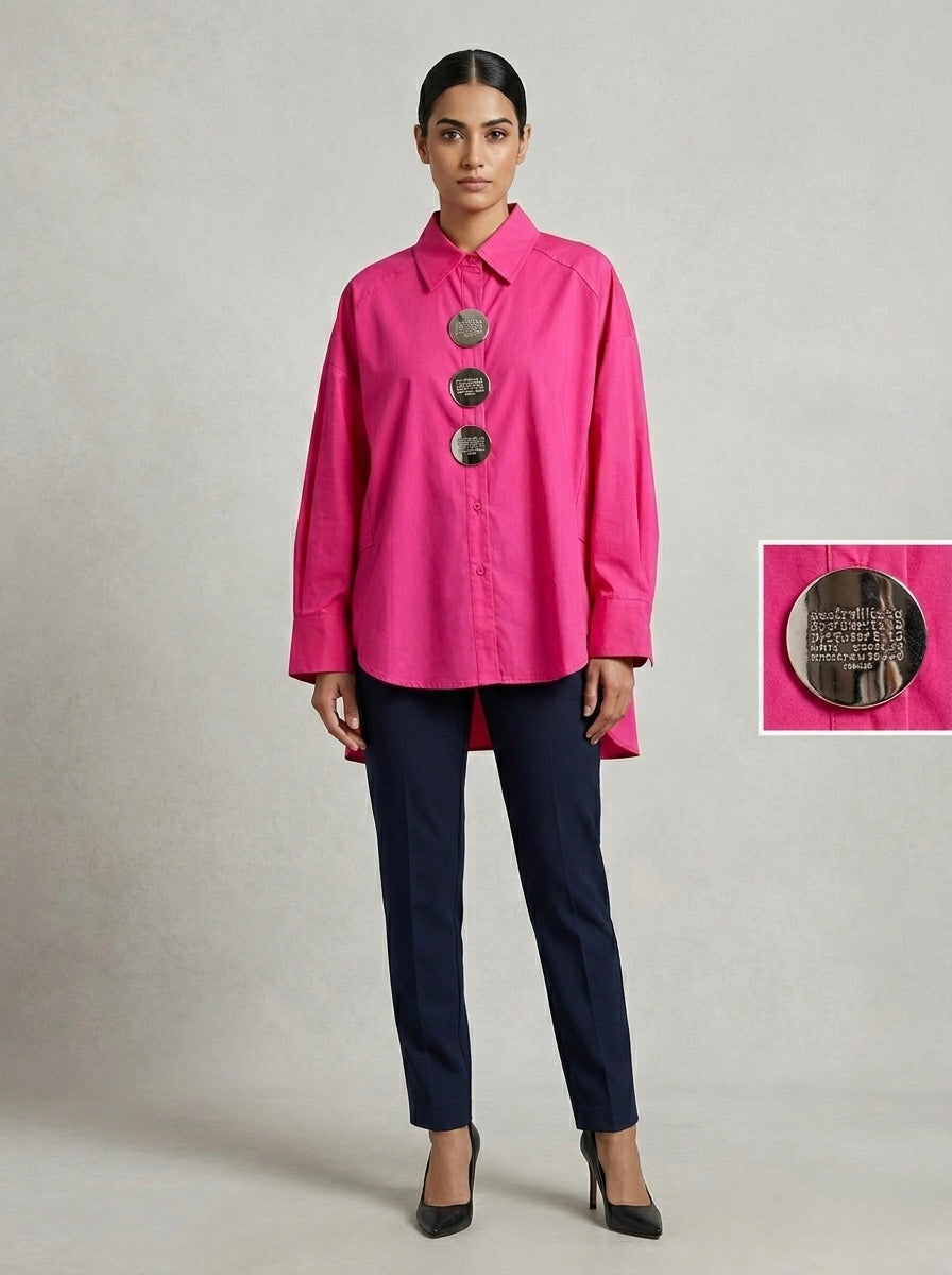 Medallion Hi-Low Shirt