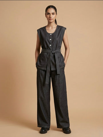 Slate Denim Utility Set