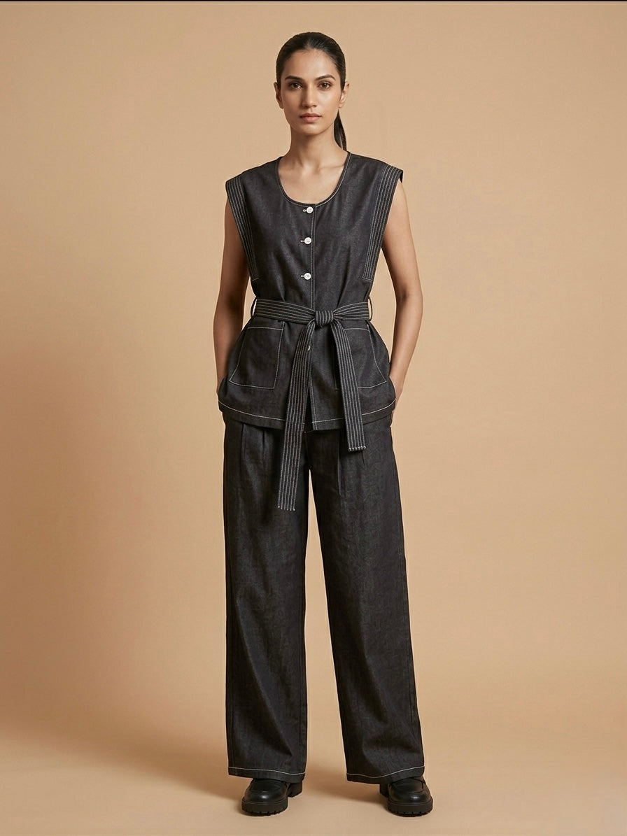 Slate Denim Utility Set