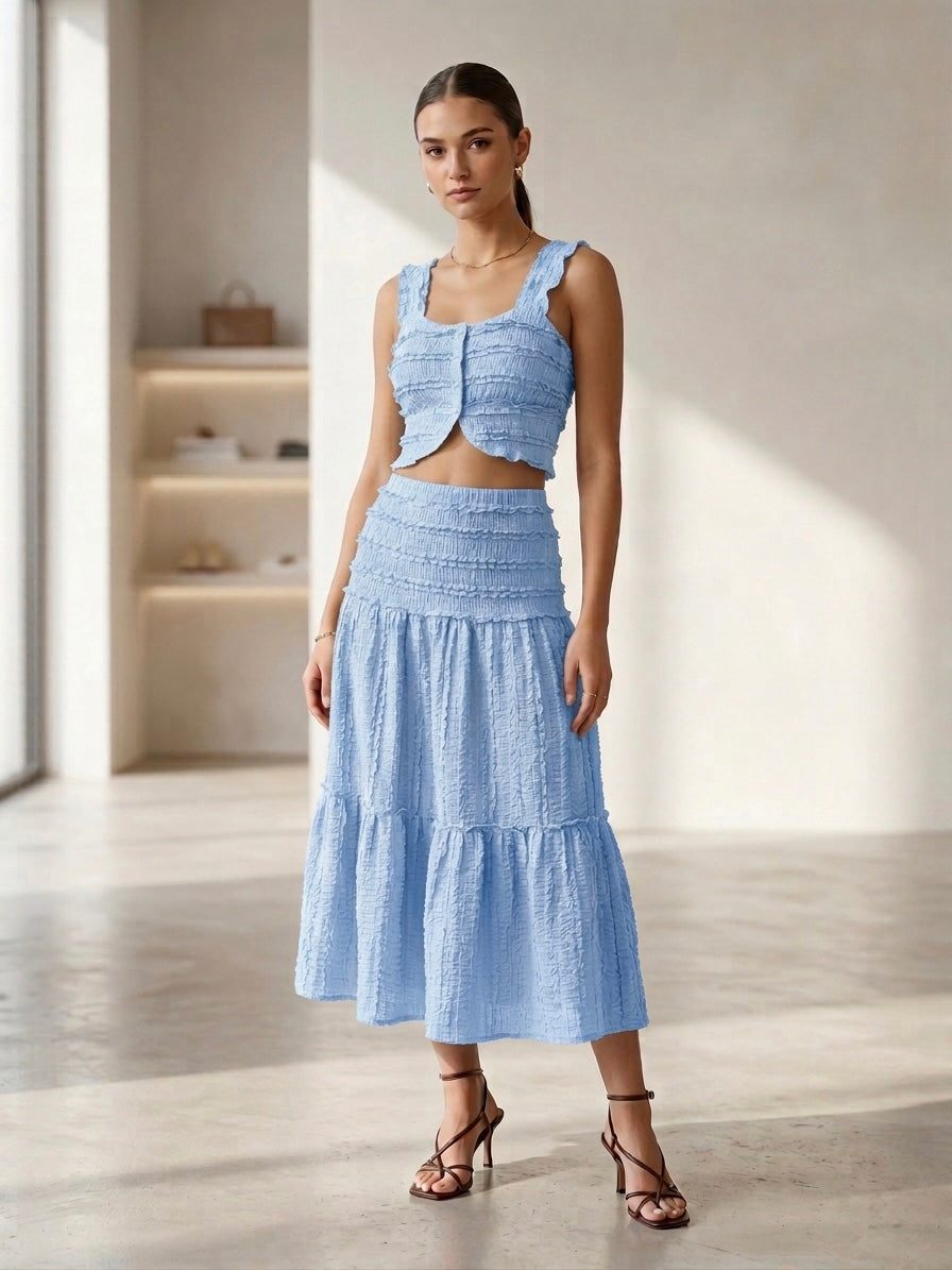 Cove Smocked Midi Set