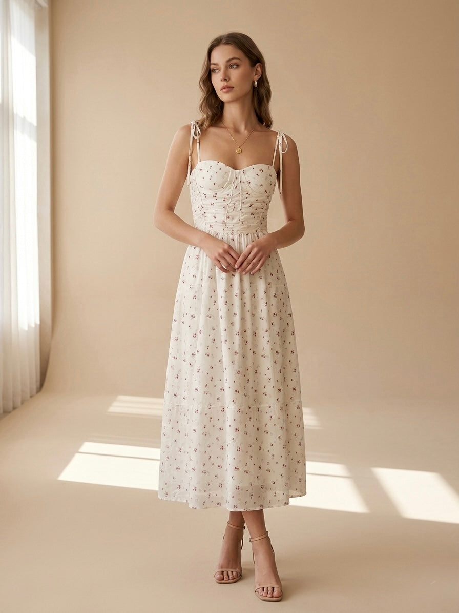Sundown Floral Midi Dress