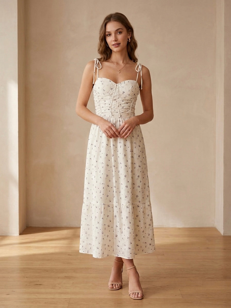 Sundown Floral Midi Dress