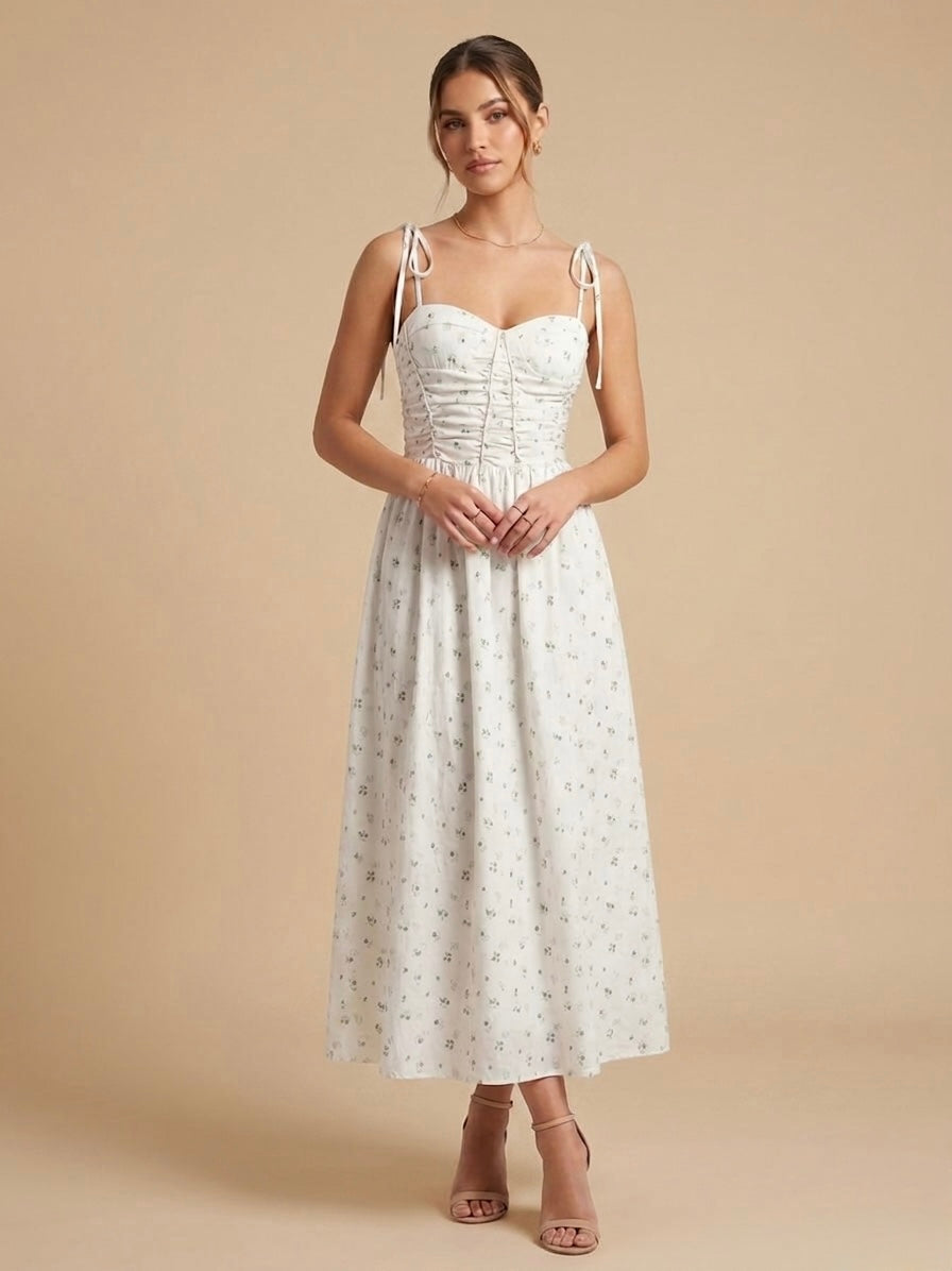 Sundown Floral Midi Dress