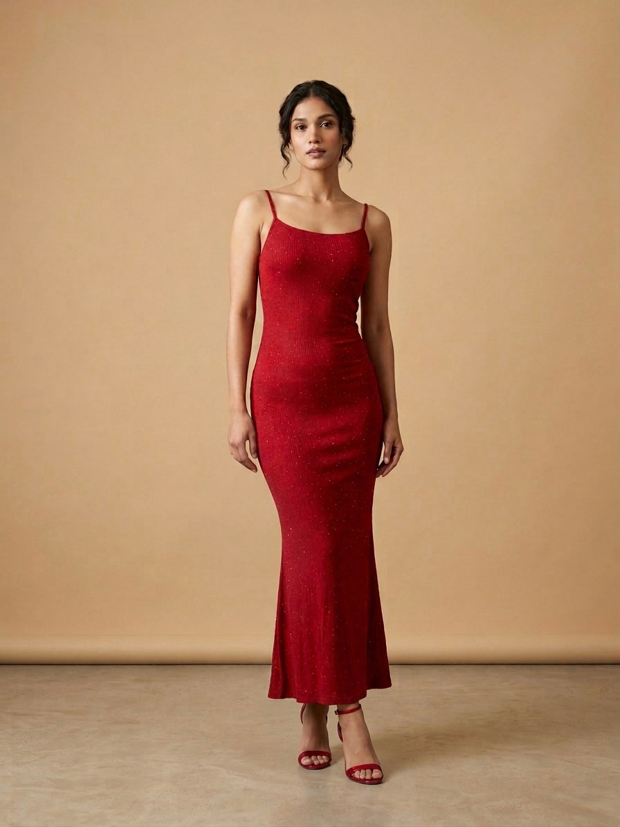 Valentina Ruched Maxi Dress