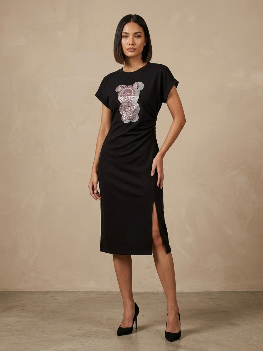 Glitz Bear T-Shirt Dress