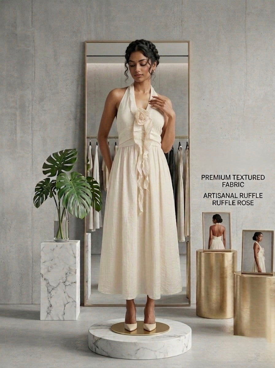 Luna Flow Midi Dress