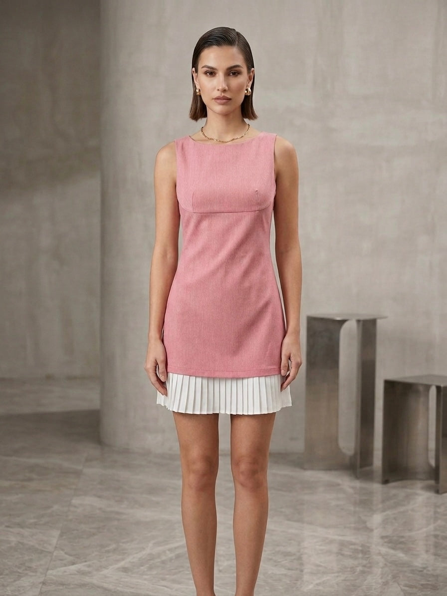 Celine Pleat Dress