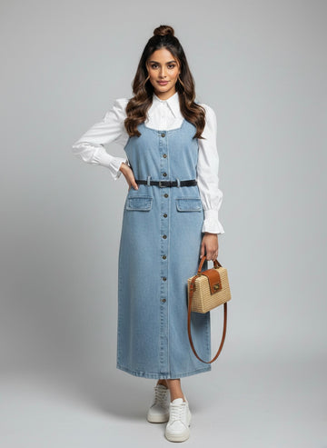 The Urban Utility Denim Dress