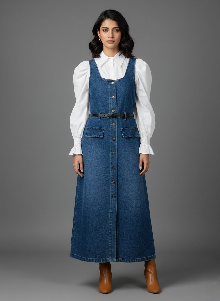 The Urban Utility Denim Dress
