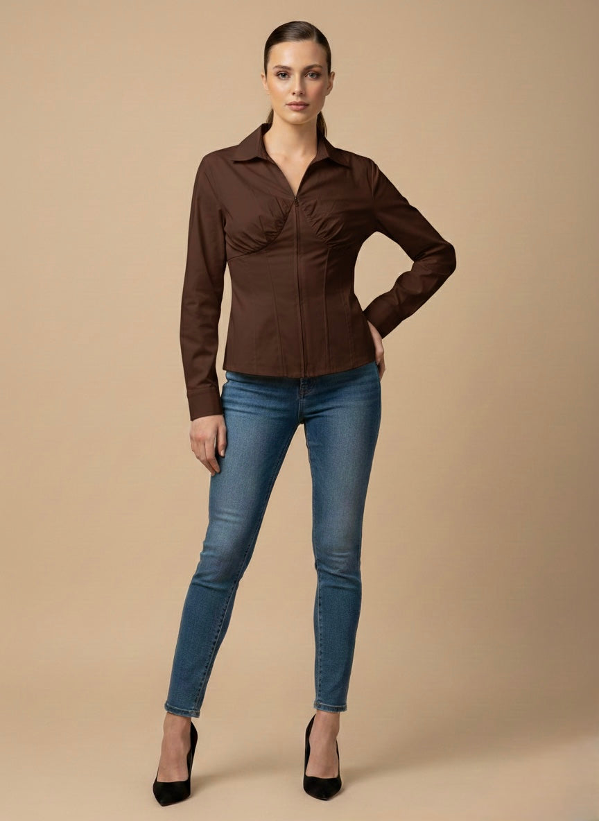 The Canary Corset Shirt