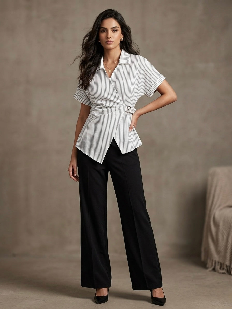 Mercer Wrap Blouse