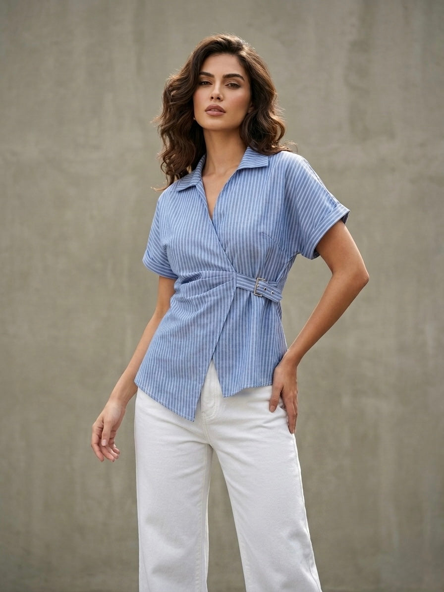 Mercer Wrap Blouse