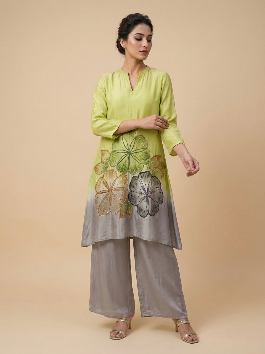 Sitara Lime Ombre Set