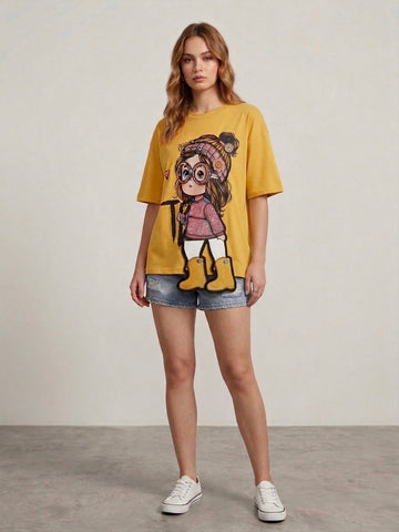 Doodle Chic Oversized Tee