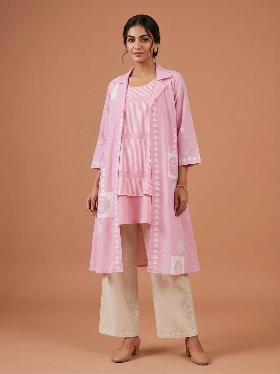 Saira Linen Co-ord & Shrug Set