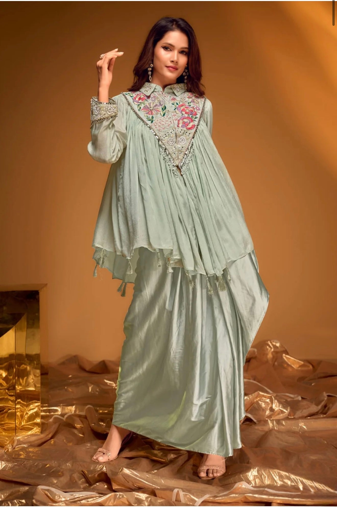 Sage Blossom Co-ord Set