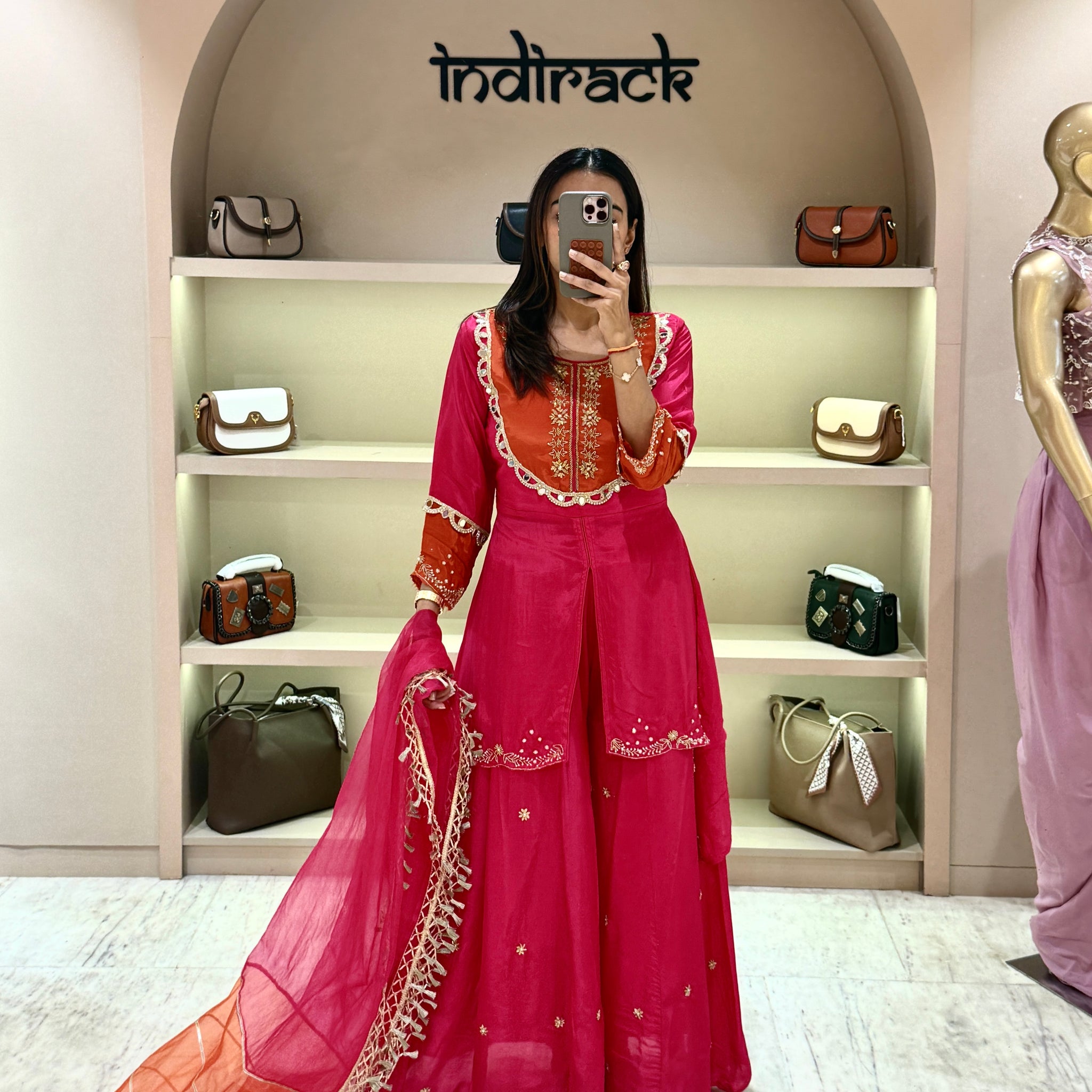 Gulabi Sharara Set