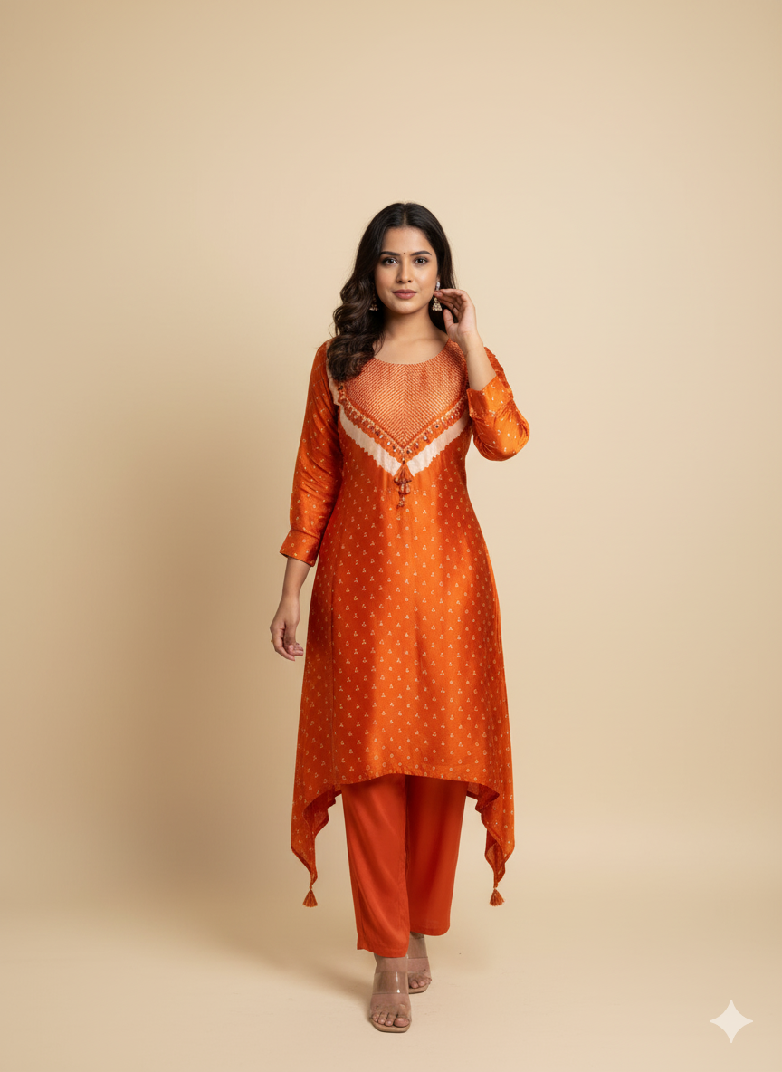 Gulbandh Kurta Set