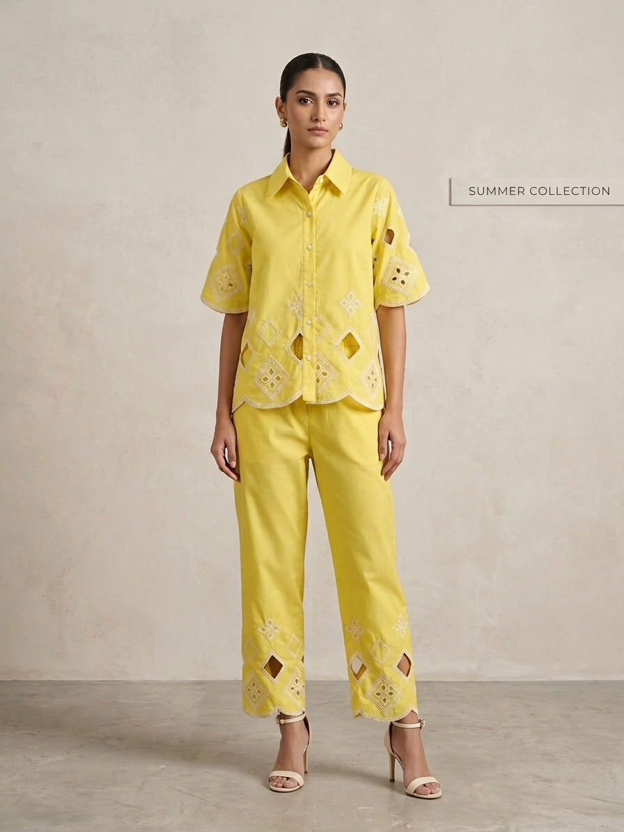 Mosaic Embroidered Co-ord Set