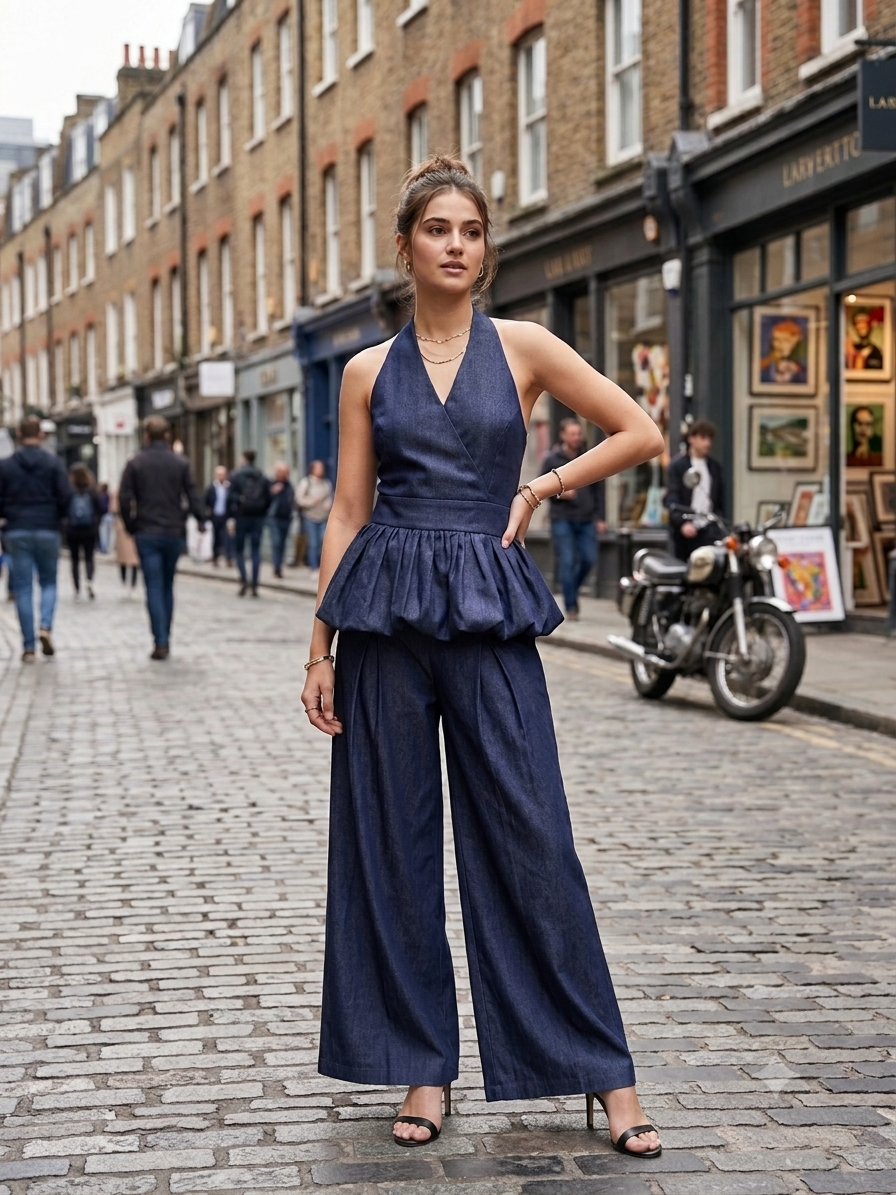 Twilight Halter Culotte Set - SCS 39