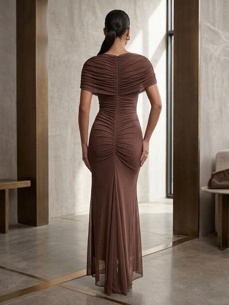 Sora Ruched Cut-Out Maxi Dress - SD 75