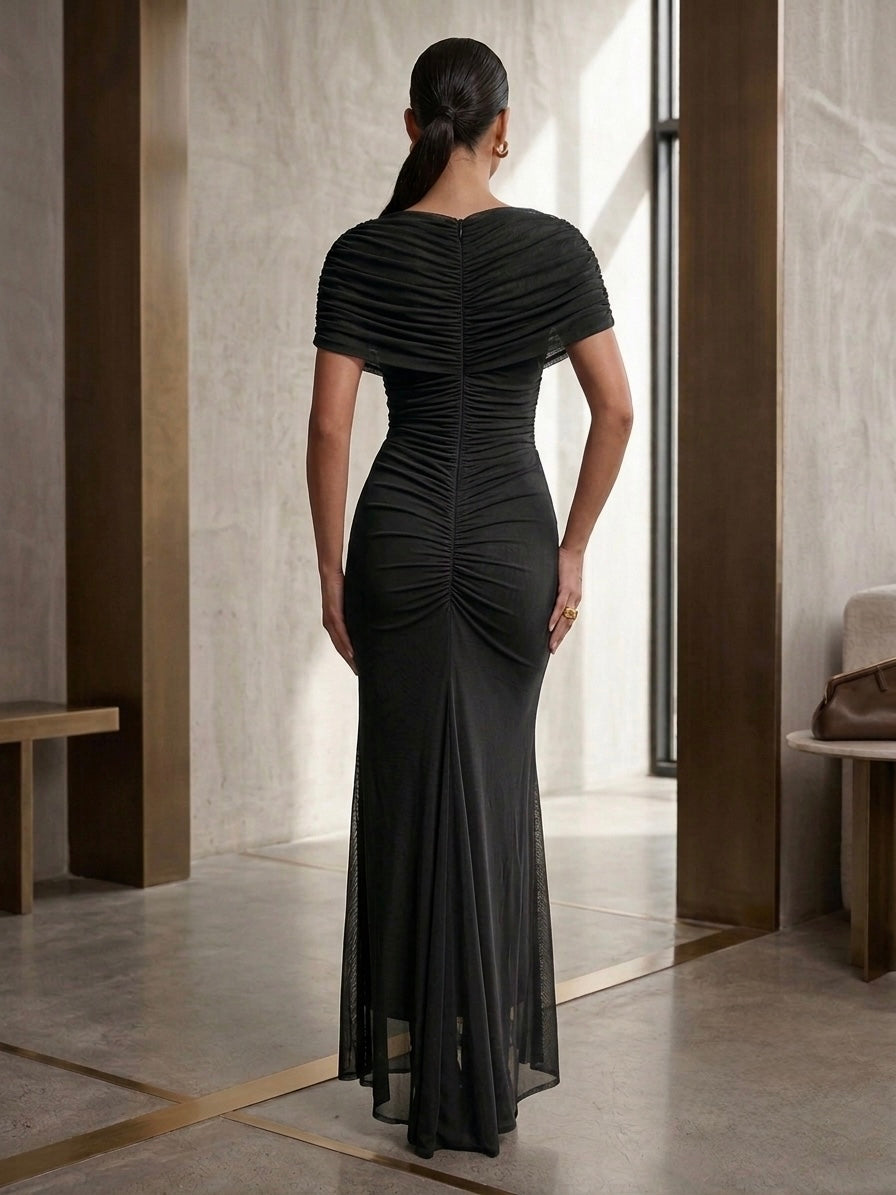 Sora Ruched Cut-Out Maxi Dress - SD 75