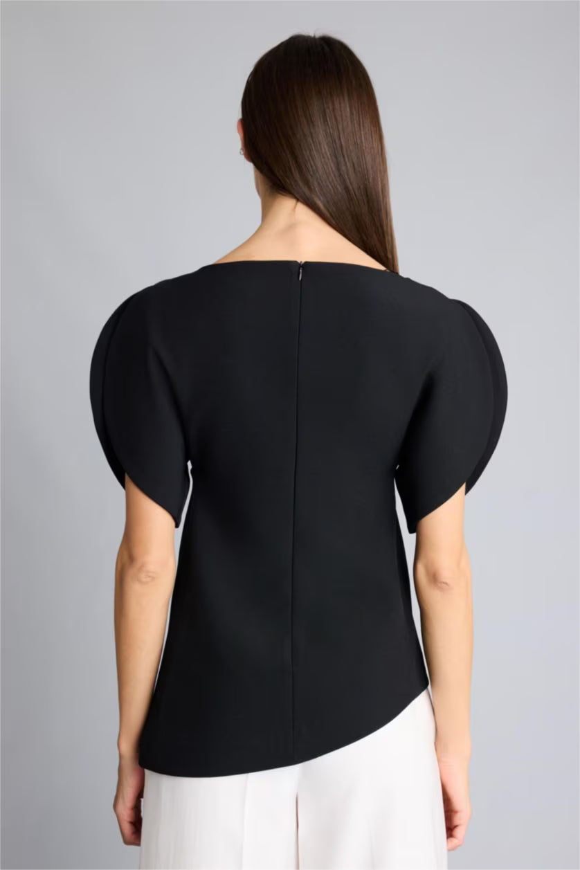 Asymm Sculpted Top